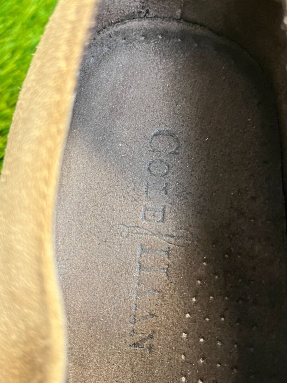 Cole Haan Great Jones Saddle Mens Size 7.5 Brown Classic Suede Oxford Shoes - Picture 8 of 10